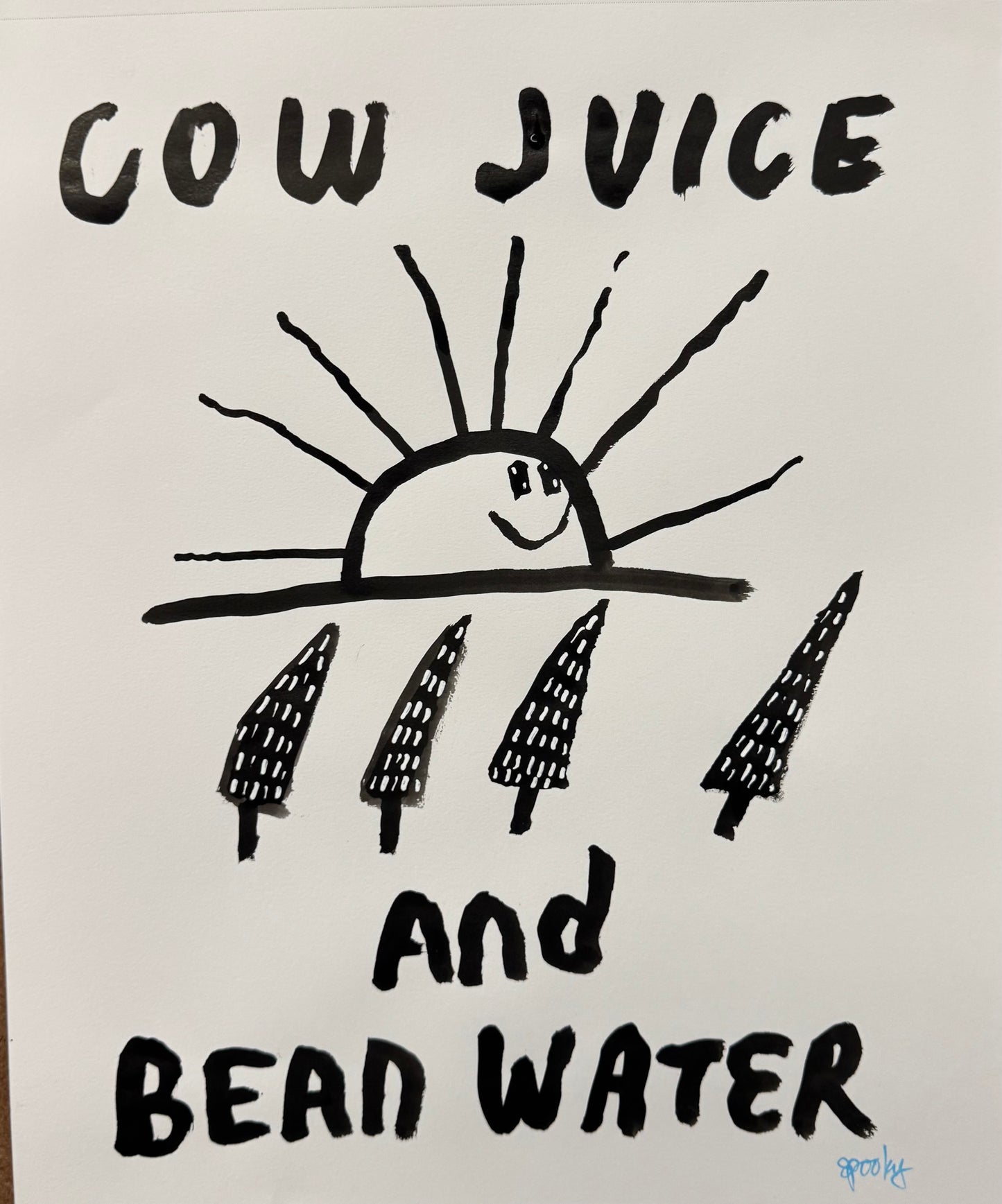 Cow Juice and Bean Water