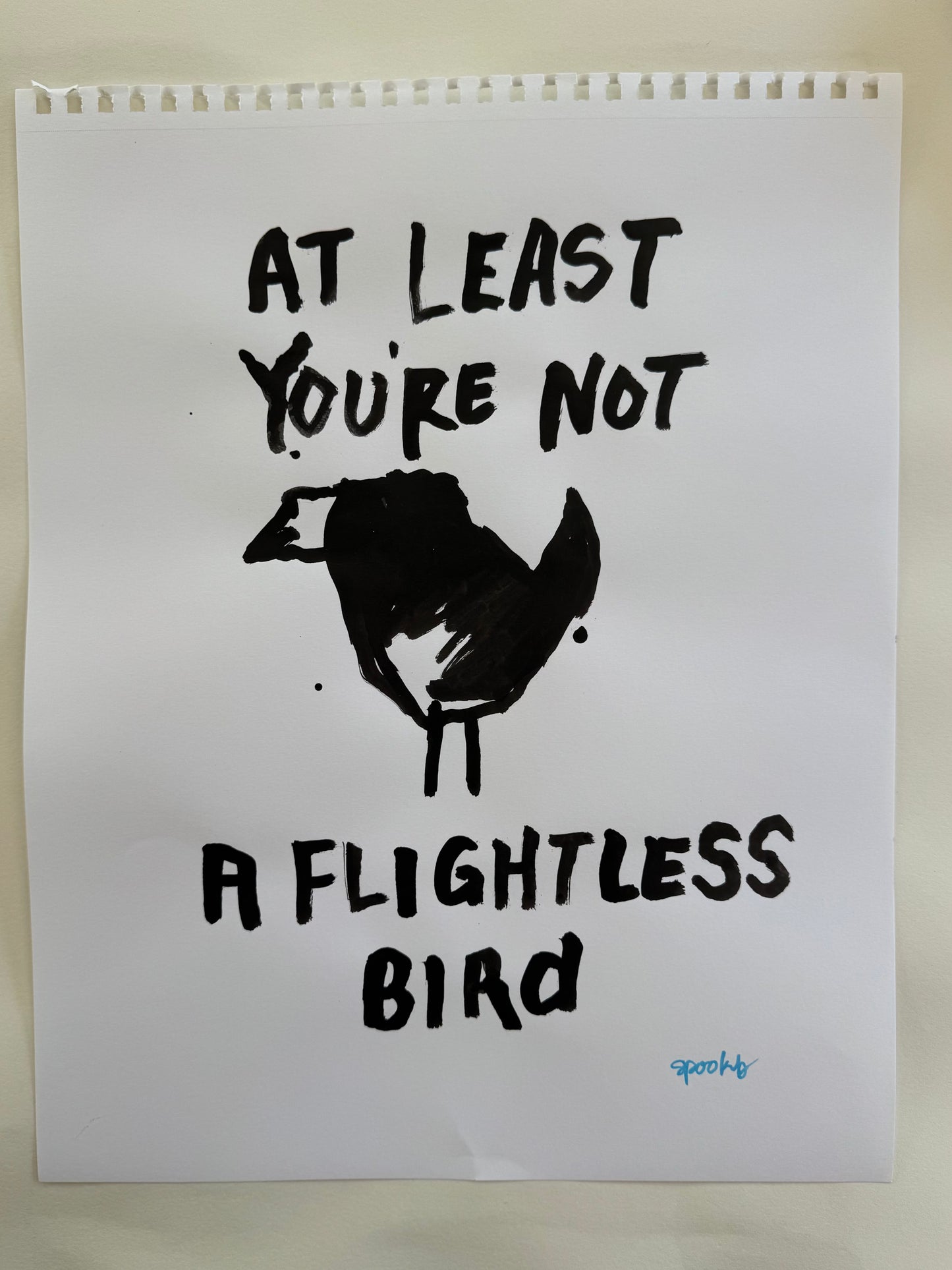 Flightless bird