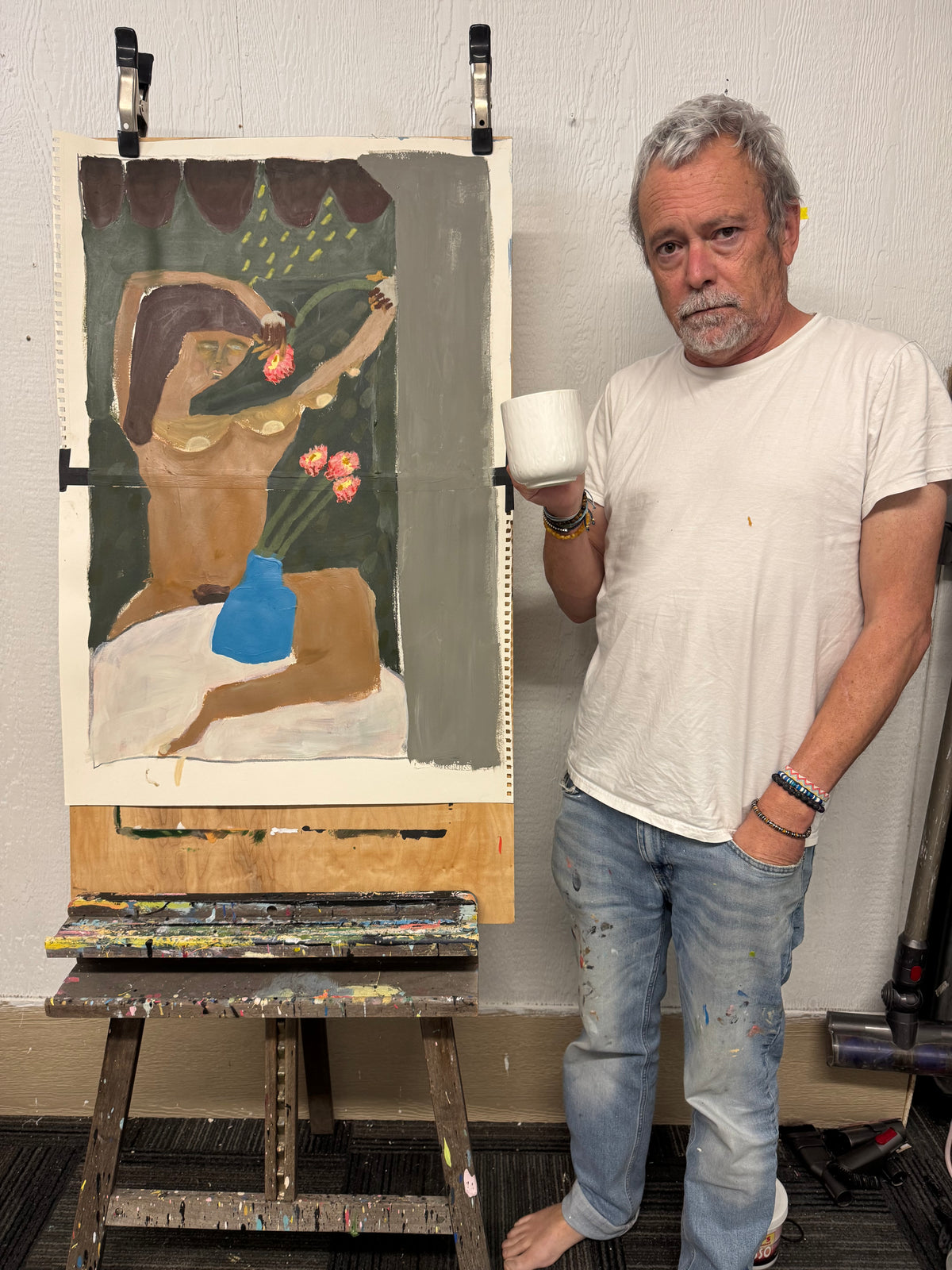 Anima with Four Flowers