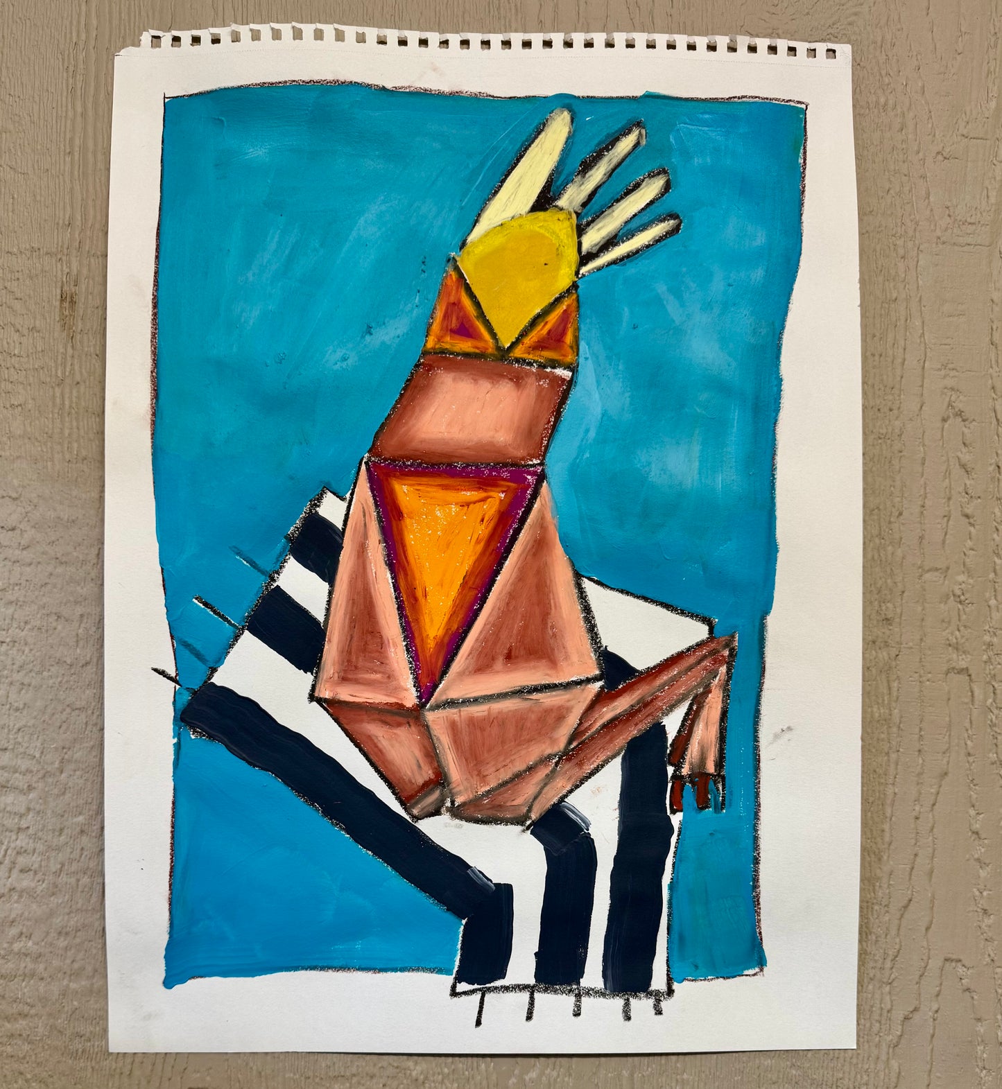 Woman with flower head #2