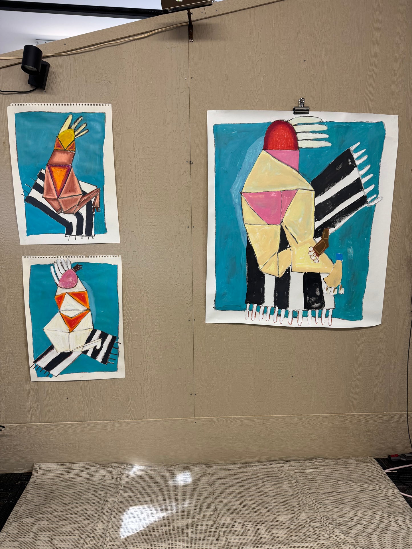 Woman with flower head #1