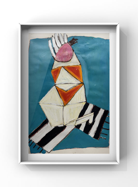 Woman with flower head #3