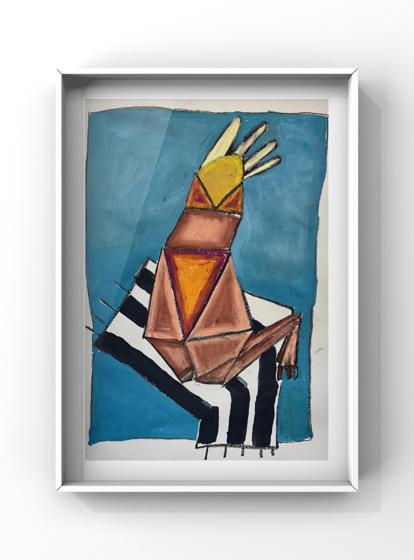 Woman with flower head #2