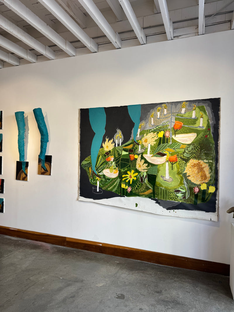 Liberty Legs (Sculpture and Painting)